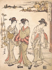 Ashinoyu-forrás Hakone-ban, kb. 1779. alkotó: Torii Kiyonaga