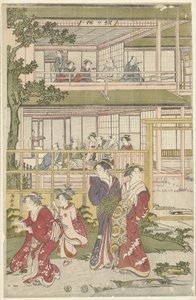 vak embert játszik alkotó: Torii Kiyonaga