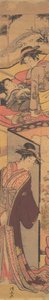 Egy örömházban, 18. század végén. alkotó: Torii Kiyonaga