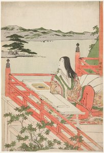 lila shikibu alkotó: Torii Kiyonaga