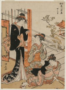 Három nő a Japán szépségek rövid gyűjteménye című sorozatból, 1781. alkotó: Torii Kiyonaga