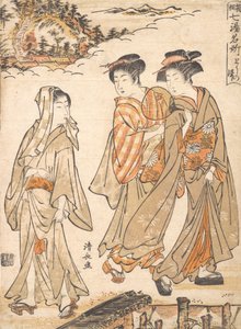 To-no Sawa Az egyik hakone melegforrás neve, kb. 1779. alkotó: Torii Kiyonaga