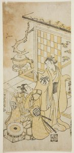 Takinaka Hidematsu Dr. Sanogawa Dr. Ichimatsu Dr. alkotó: Torii Kiyonobu II