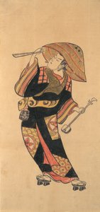 Ichimura Takenojo VIII, kb. 1720. alkotó: Torii Kiyotomo.