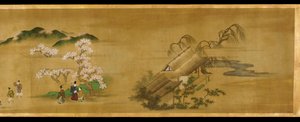 A négy évszak tájai alkotó: Tosa Mitsuoki