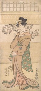 A c and r Segawa Tomi Saburo Good As te Geisha Asa Kasumi, 1794-95. alkotó: Toshusai Sharaku