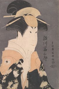 Tomi Segawa Saburo Good As Yadrigi tagja, Te Pay Hana Ayame Bunroku Soga, 1794. , 1794. alkotó: Toshusai Sharaku
