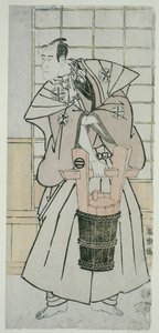 The Actoe Ichikawa Komazo llI mint Nitta Yoshisada, valójában Oyamada Taro Takaie (Sandai-me Ichikawa Komazo no Nitta Yoshisada, jitsuwa Oyamada Taro Takaie) alkotó: Toshusai Sharaku