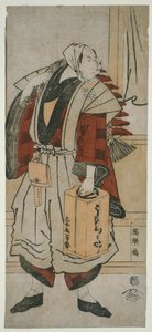 A színész Matsumoto Koshiro IV, mint a hajós Minagawa Shin