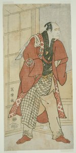 A színész Nakajima Wadaemon, mint Migawari no Jizo, a ház ura, a kamakurai Inamuragasakiból alkotó: Toshusai Sharaku
