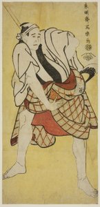 Ichikawa Tomimon mint Inokumamon Bay alkotó: Toshusai Sharaku