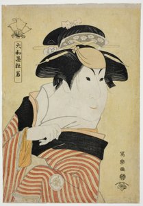 Yamatoya Tojaku (A színész Iwai Hanshiro IV mint Otoma, Ohina lánya a kamakurai Inamuragasakiból)