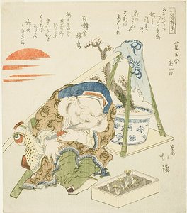 Daikoku, a "A szerencse hét istene (Shichi fuku jin no uchi)" sorozatból.