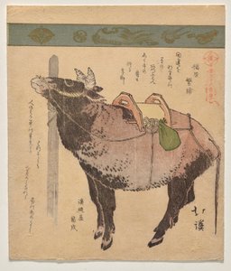 Lekötött ökör alkotó: Totoya Hokkei