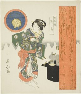 Willow Island (Yanagishima), az "A Series of Willows (Yanagi bantsuzuki)" sorozatból alkotó: Totoya Hokkei