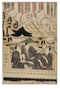 Színészek a tizenkét hónapban alkotó: Toyokuni Utagawa