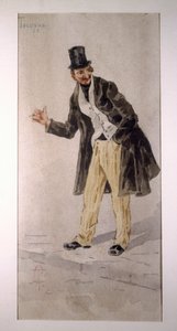 Tecoppa karakterét Edoardo Ferravilla milánói színész készítette 1874-ben, akvarell: Tranquillo Cremona alkotó: Tranquillo Cremona