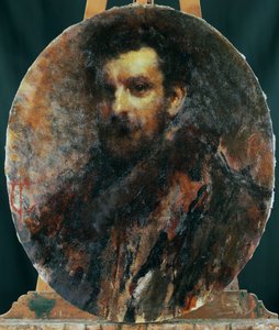 Cletto Arrighi portréja, Carlo Righetti álneve (Milánó alkotó: Tranquillo Cremona