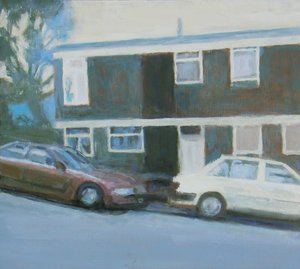 Egy hely, ahol élni lehet 13, 2011 (olaj, rétegelt lemez) alkotó: Trevor Burgess