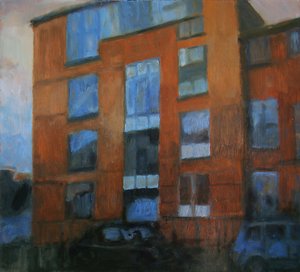A place to live 21, 2011 (olaj, rétegelt lemez)