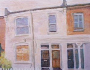 Egy hely, ahol élni 55, 2013 (olaj, rétegelt lemez) alkotó: Trevor Burgess
