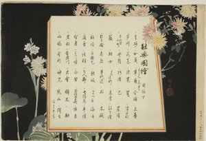 Tárgymutató, .51-.100 (1. kötet) nyomtat, a "Pictures of No Performances (Nogaku Zue)" sorozatból alkotó: Tsukioka Kogyo