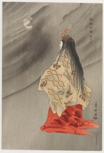 Sesshōseki, a One Hundred Nō Plays sorozatból alkotó: Tsukioka Kogyo
