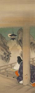 Murasaki Shikibu és Ishiyamadera Hand MP, Base d Sound Te p Hayashi t. .. .. , szúnyog. 1892. alkotó: Tsukioka Yoshitoshi