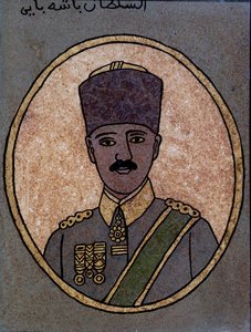 Kemal (Mustapha) Atatürk (1881-1938) 1920-30 (festett üveg)