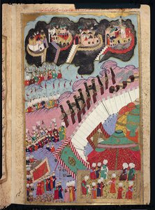 TSM H.1524 Csodálatos Szulejmán erői (1484-1566) Egy keresztény erődöt ostromolva, Lokman 