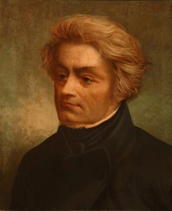Adam Mickiewicz költő portréja 1798-1855, 1883 alkotó: Tytus Maleszewski
