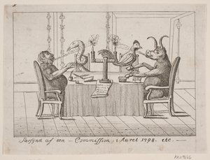 Egy 1798. évi megbízás különleges képe alkotó: Ubekendt