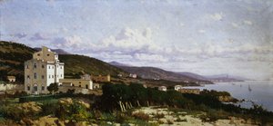 Kilátás Castiglioncellóra alkotó: Ugo Manaresi