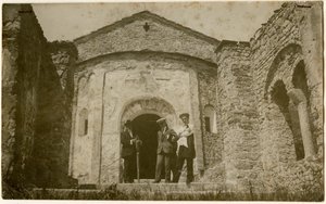 San Pietro al Monte apátság, Civate, Lombardia, Olaszország, Ugo Monneret de Villard fotója, 1910 körül.