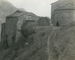San Pietro al Monte apátság, Civate, Lombardia, Olaszország, Ugo Monneret de Villard fotója, 1910 körül. alkotó: Ugo Monneret de Villard