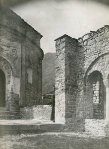 San Pietro al Monte apátság, Civate, Lombardia, Olaszország, Ugo Monneret de Villard fotója, 1910 körül.