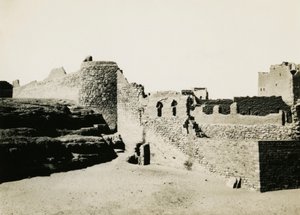 Szent Simeon kolostor, délkeletről nézve, Asszuán, Egyiptom, Ugo Monneret de Villard fotója. alkotó: Ugo Monneret de Villard