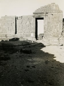 Templom romjai, Qasr Ibrim, Egyiptom, fotó: Ugo Monneret de Villard alkotó: Ugo Monneret de Villard