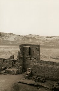 A Szent Simeon kolostor nyugati tornya, Asszuán, Egyiptom, Ugo Monneret de Villard fotója. alkotó: Ugo Monneret de Villard