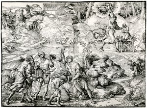 Ábrahams-áldozat, 1516-1518, 1937 alkotó: Ugo da Carpi