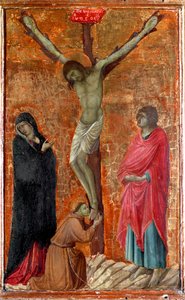Keresztre feszítés Assisi Szent Ferenccel