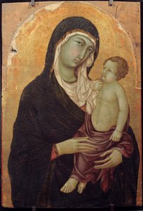 Szűz és gyermek festménye fára Ugolino di Nerio