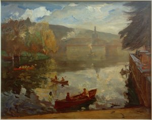 Die Havel bei Postdam alkotó: Ulrich Hubner