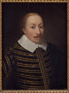 Charles IX roi de Suede – IX. Károly svéd király (1550-1611) portréja, Pasch, Ulrika Fredrika (1735-1796). Olaj, fa. Mérete: 21x15 cm. Nemzeti Múzeum Stockholm