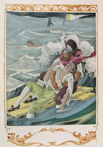 Illusztráció Voltaire „Candide” című művéből, Gibert Jeune kiadásában