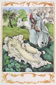 Illusztráció Voltaire „Candide” című művéből, Gibert Jeune kiadásában