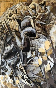 Olaszország, Milánó, The Charge of the Lancers festmény alkotó: Umberto Boccioni