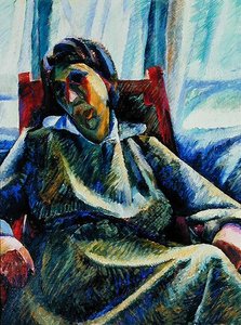 Silvia (olaj, vászon) alkotó: Umberto Boccioni