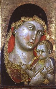 No.1757 Szűz és gyermek, 1400 körül (panel)