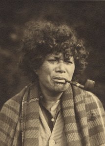 Maori karaktertanulmány, 1927 körül (ezüst zselatin nyomat) alkotó: Una Garlick